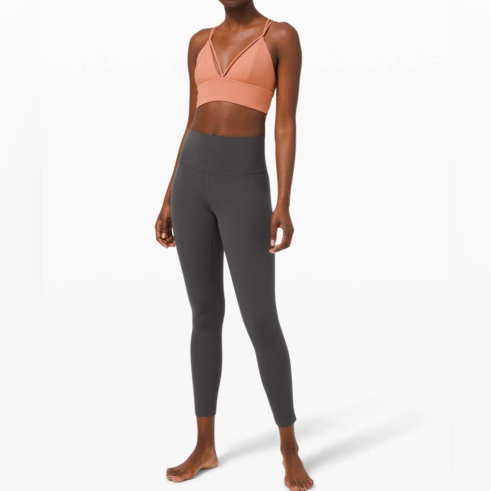 Lululemon graphite grey align pant leggings high rise nulu 25”